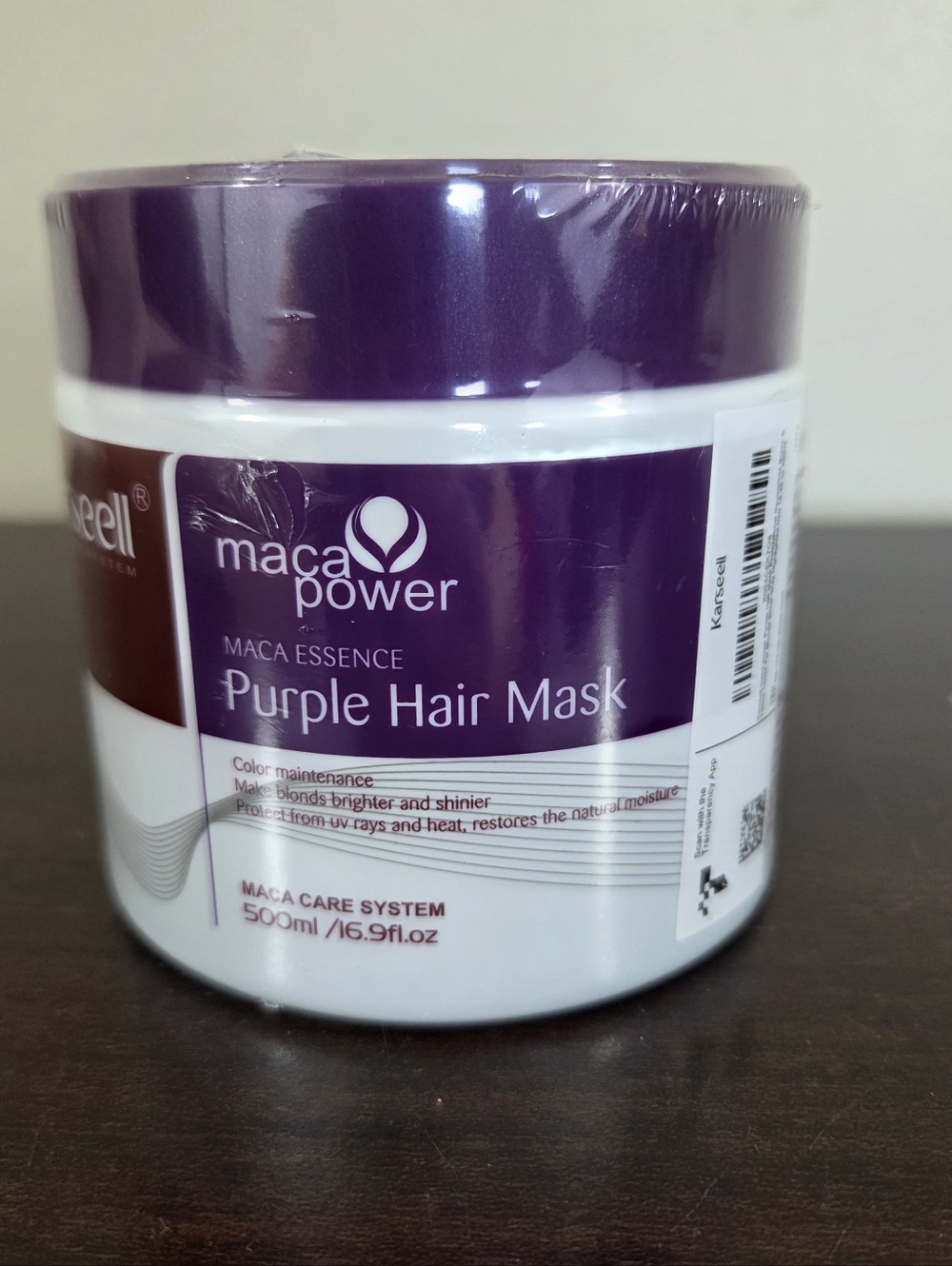 Karseell • PURPLE HAIR MASK Professional Neutralizes Brass & Yellow Tones 500 ML - Picture 3 of 7
